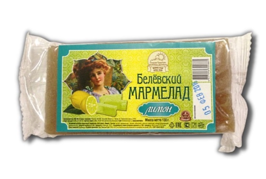 Белёвский мармелад лимон 130 г